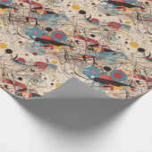 Abstrakte Weltenmuster | Geschenkpapier (Ecke)