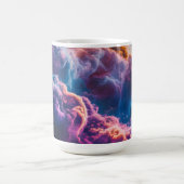 Abstrakte Weltraum-Nebel-Kunst - Farbkosmisch Kaffeetasse (Mittel)