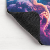 Abstrakte Weltraum-Nebel-Kunst - Farbkosmisch Mousepad (Ecke)
