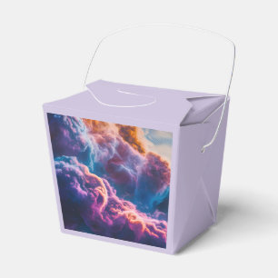 Abstrakte Weltraum-Nebel-Kunst - Farbkosmos Geschenkschachtel