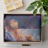 Abstrakte Weltraum-Nebel-Kunst - Farbkosmos Seidenpapier (Geschenk)
