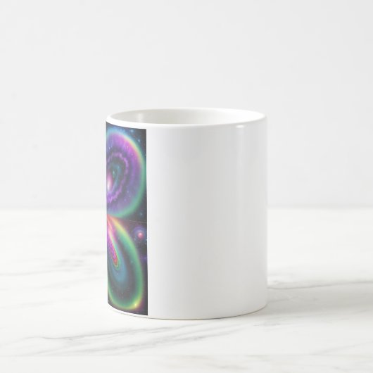 Abstrakte Weltraumkunst Kaffeetasse (Mittel)