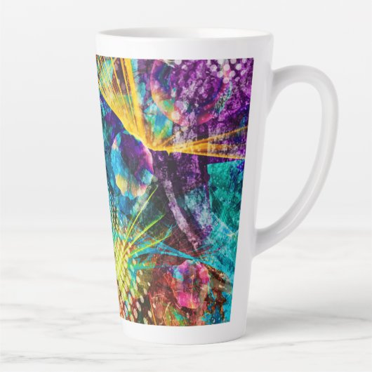 Abstrakte Weltraumlichtshow Milchtasse (Rechts)