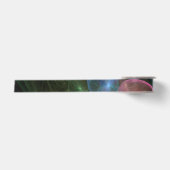 Abstrakte Weltraumwelle Satinband (Vorderseite)