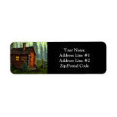 Abstrakte Whimsical Kleine Jagdhütte (Vorne)