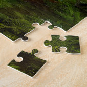 Abstrakte Whimsical Kleine Jagdhütte Puzzle (Seite)