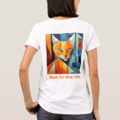 Abstrakte Whiskys: Beste Cat-Mama T-Shirt (Rückseite)