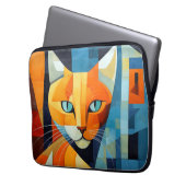 Abstrakte Whiskys: Orange Cat Laptopschutzhülle (Vorderseite Links)