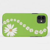 Abstrakte White Daisies auf Green iPhone 5 Fall Case-Mate iPhone Hülle (Rückseite (Horizontal))