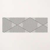 abstrakte Wiederhollinien Yogamatte (Vorderseite (Horizontal))