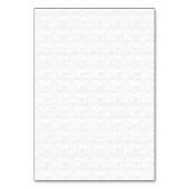 Abstrakte Wiederholung eines kleinen, verstreuten, Tischnummer (Rückseite)