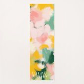 Abstrakte Wiese Namaste Yogamatte (Vorderseite)