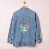 Abstrakte Wiggles Jeansjacke (Hangar)