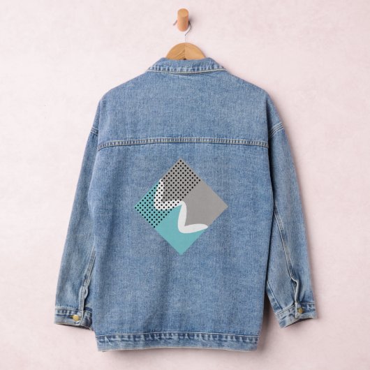 Abstrakte Wiggles Jeansjacke (Hangar)