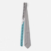 Abstrakte Wiggles Krawatte (Rückseite)