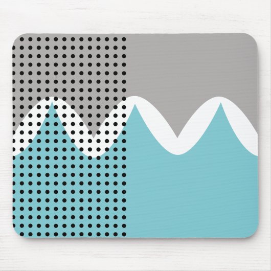 Abstrakte Wiggles Mousepad (Vorne)