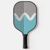 Abstrakte Wiggles Pickleball Schläger (Vorderseite)