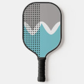 Abstrakte Wiggles Pickleball Schläger (Rückseite)