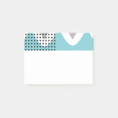 Abstrakte Wiggles Post-it Klebezettel (Vorderseite)