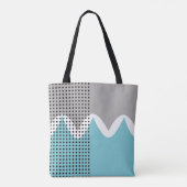 Abstrakte Wiggles Tasche (Rückseite)