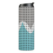 Abstrakte Wiggles Thermosbecher (Nach links gedreht)