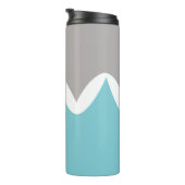 Abstrakte Wiggles Thermosbecher (Nach rechts gedreht)
