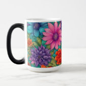 Abstrakte wild lebende Blume #23 - Verwandlungstasse (Links)