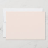 Abstrakte Wildblume Foto Geburtsjahr Ankündigung (Rückseite)