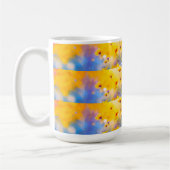 Abstrakte Wildblume Kaffeetasse (Links)