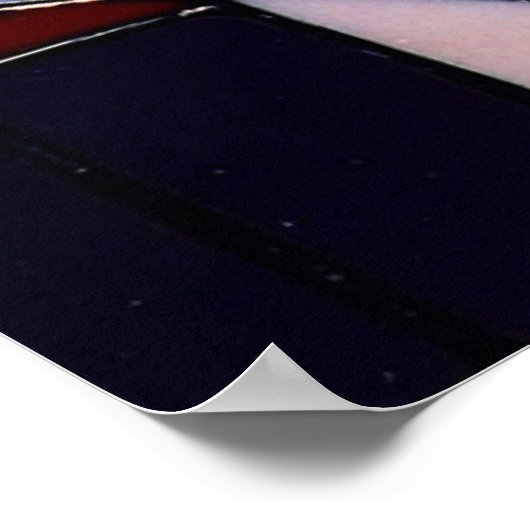 Abstrakte Wildblume Poster (Ecke)