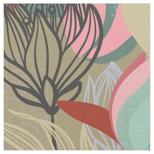 Abstrakte wilde Rose Stoff (Nahaufnahme)