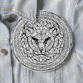 Abstrakte Wildkatze Button (Beispiel)