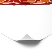 Abstrakte Wildkatze Fotodruck (Ecke)