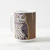 Abstrakte Wildnis-Wälder Kaffeetasse (Vorderseite Links)