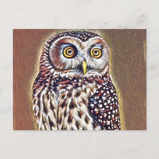 Abstrakte Wildnis-Wälder Postkarte (Vorderseite)