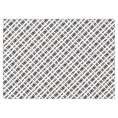 Abstrakte Windows-Goldschwarz-Tischdecke Tischdecke (Vorderseite (Horizontal))