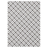 Abstrakte Windows-Goldschwarz-Tischdecke Tischdecke (Vorderseite)