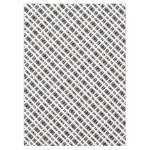 Abstrakte Windows-Goldschwarz-Tischdecke