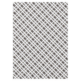 Abstrakte Windows-Goldschwarz-Tischdecke Tischdecke