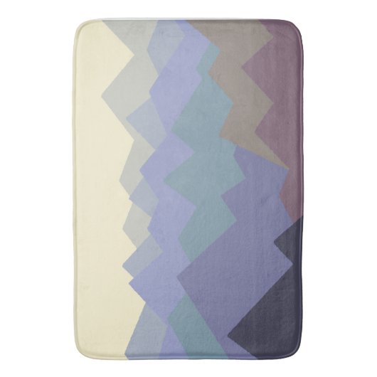 Abstrakte Winterbergkonstruktion Badematte (Vorderseite Vertikal)