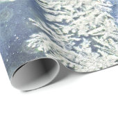 Abstrakte Winterfrostfotografie - Bokeh-Effekt Geschenkpapier (Rolleneckpunkt)