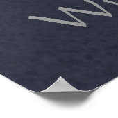 Abstrakte Wintergärten Poster (Ecke)