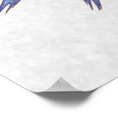 Abstrakte Wintergärten Poster (Ecke)