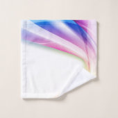 Abstrakte Wirbel 1 Badhandtuch Set (Waschlappen)