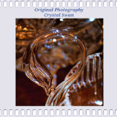 Abstrakte Wirbel aus Gold und Braun Leggings