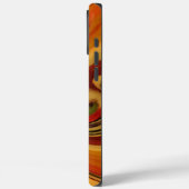 Abstrakte Wirbel im Teardrop Center Kunstdruckerei Case-Mate iPhone Hülle (Rückseite / Links)