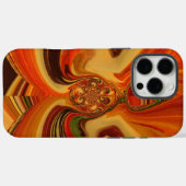 Abstrakte Wirbel im Teardrop Center Kunstdruckerei Case-Mate iPhone Hülle (Rückseite (Horizontal))