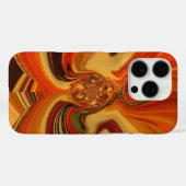 Abstrakte Wirbel im Teardrop Center Kunstdruckerei Case-Mate iPhone Hülle (Rückseite (Horizontal))