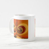Abstrakte Wirbel im Teardrop Center Kunstdruckerei Kaffeetasse (Vorderseite Links)