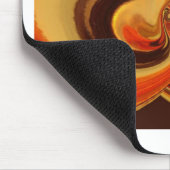 Abstrakte Wirbel im Teardrop Center Kunstdruckerei Mousepad (Ecke)